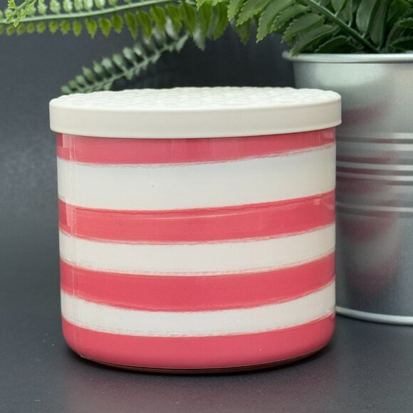 BBW Summer Rose Bud Bath & Body Works 3 Wick Candle - Picture 2 of 10